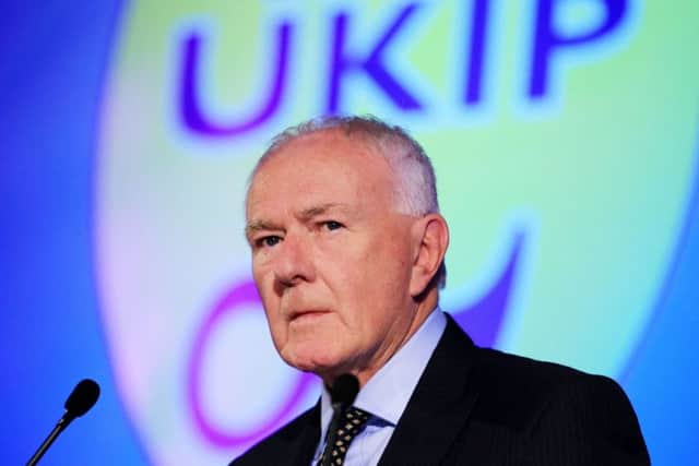 David McNarry, who is Ukip's leader in Northern Ireland. Photo: Gareth Fuller/PA Wire