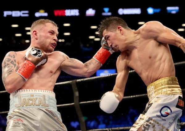 Press Eye - Belfast -  Northern Ireland - 30th July 2016 - Photo by William Cherry

Leo Santa Cruz with Carl Frampton during Saturday nights WBA featherweight title contest at the Barclays Centre, Brooklyn, NY.