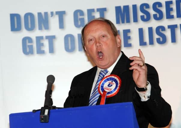 Jim Allister seems determined to carry on despite the setbacks of this year