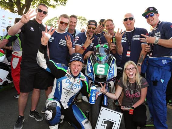 Ivan Lintin won the Lightweight Race at the Isle of Man TT for the second consecutive year in June.