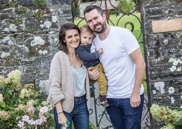 Award winning American filmmakers Daniel Klein and Mirra Fine have released their latest video for their online Food Documentary Series The Perennial Plate documenting the story of Irish food and are pictured with their son James on their recent trip to Ireland. [Photo: Pat Moore]