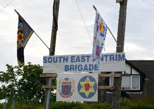 South East Antrim UDA tribute in Greenisland, just south of Carrickfergus