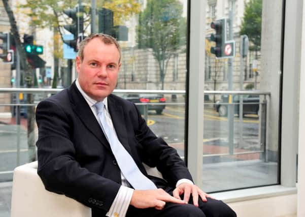Tory MP Conor Burns pictured in the News Letter offices in Belfast. Photo: Kirth Ferris/Pacemaker Press