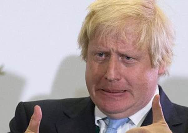 Unexpectedly genius: Foreign secretary Boris Johnson