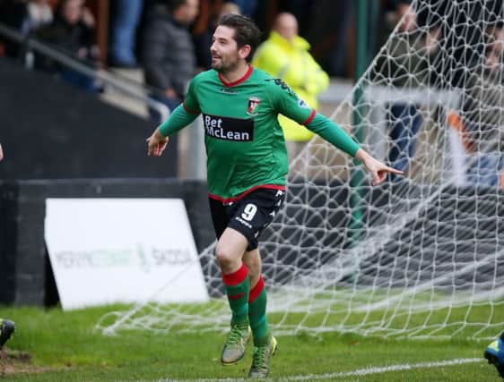 Glentoran's Curtis Allen is delighted to sign a three year extension to his current deal at the Oval club.