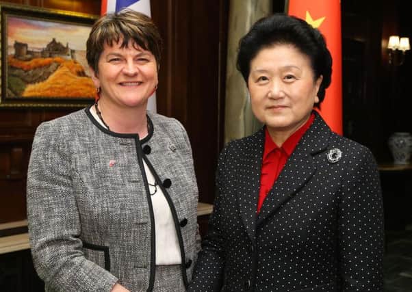 First Minister met with the Chinese Vice Premier, Madam Liu Yangdong in Shanghai earlier this week as part of her four-day visit to China