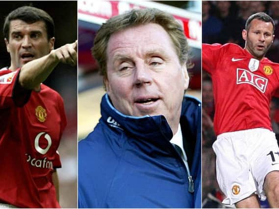 Roy Keane, Harry Redknapp and Ryan Giggs