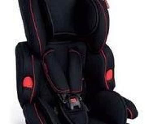 The car seat being recalled