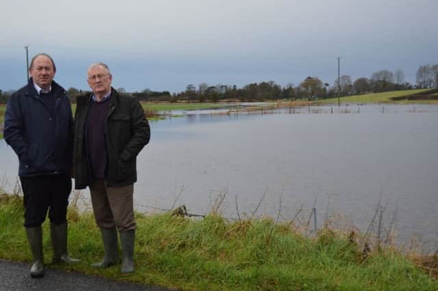 Flashback: William Irwin MLA and Sydney Anderson MLA visiting some of the areas most affected by flooding
