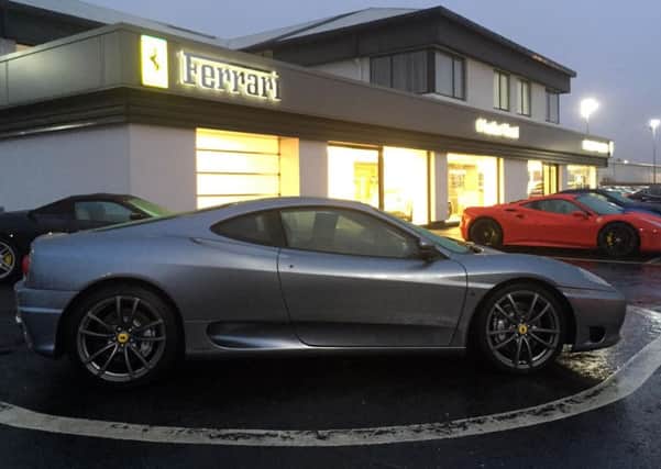 The Charles Hurst Ferrari showroom at Boucher Road in Belfast
