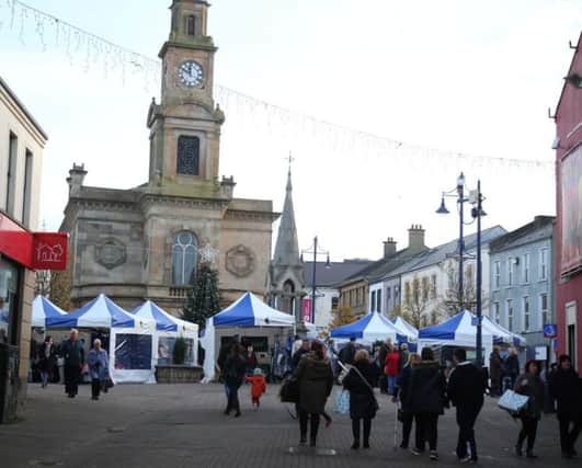 Coleraine town centre provides the ideal space for Causeway Speciality Market.PICTURE KEVIN MCAULEY/MCAULEY MULTIMEDIA