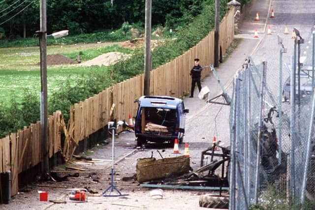 The lethal force of the SAS - as witnessed at Loughgall in 1987 (above) - was a last resort not favoured by Special Branch who preferred arrests and subsequent  intelligence gathering opportunities