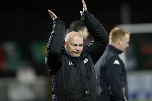David Jeffrey is hoping to reach his first final as Ballymena United manager. Photo by William Cherry/Presseye