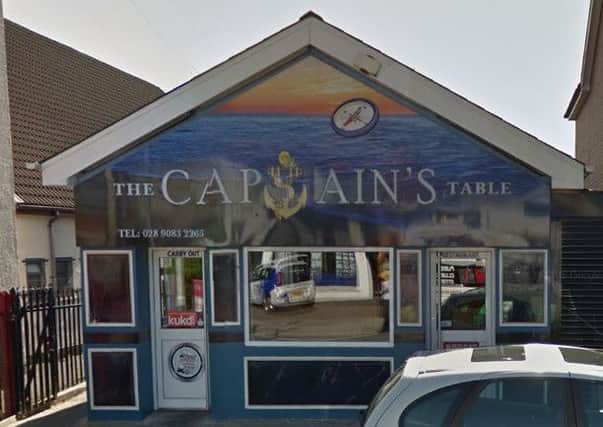 The Captain's Table, Glengormley. Pic: Google Maps.