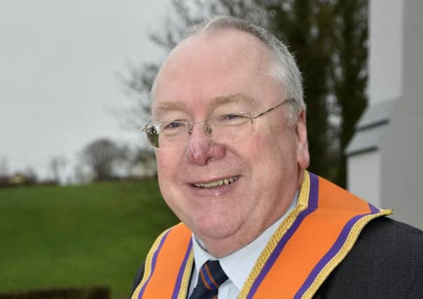 Rev Mervyn Gibson, who has been elected as the Grand Secretary of the Grand Orange Lodge of Ireland. Photo by Keith Moore