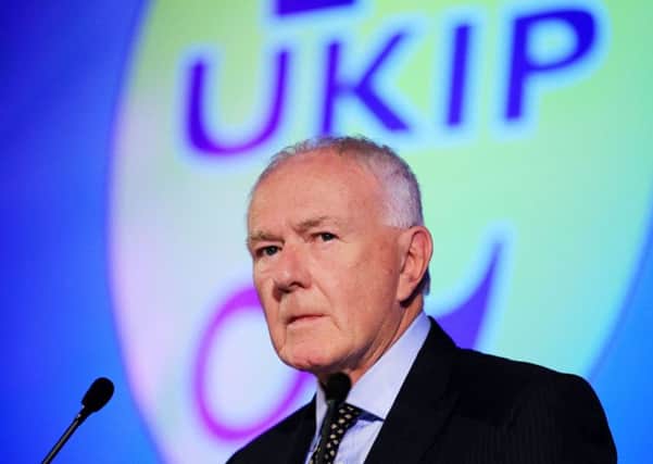 Ukip's leader in Northern Ireland, David McNarry. Photo: Gareth Fuller/PA Wire