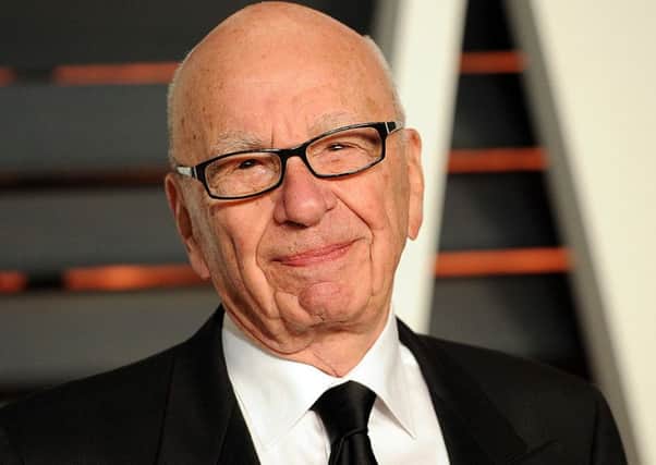 Rupert Murdoch arrives at the 2015 Vanity Fair Oscar Party
 Evan Agostini/Invision/AP