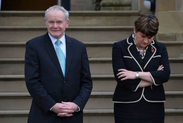 Martin McGuinness and Arlene Foster had a telephone exchange on Friday afternoon