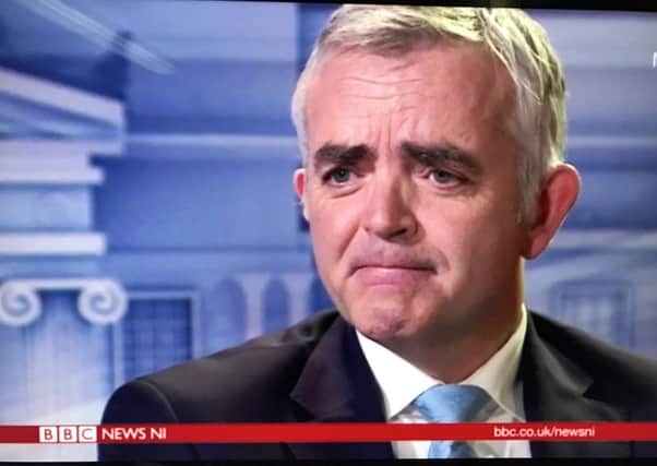 pacemaker belfast  15/12/2016 Screen Grab from Jonathan Bell's hard-hitting interview on the RHI scandal.