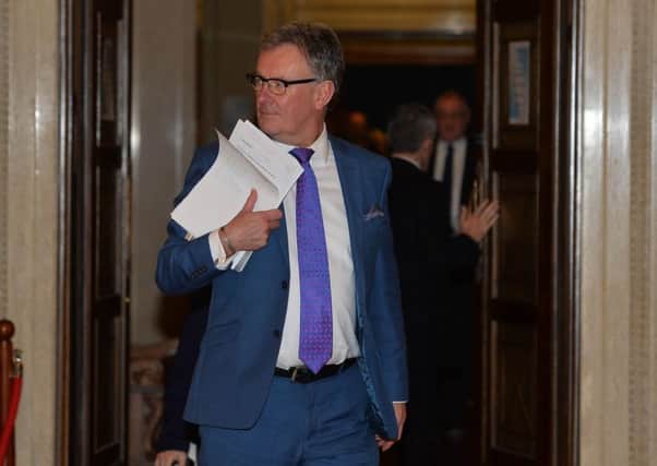 UUP leader Mike Nesbitt pictured in Stormont on Monday