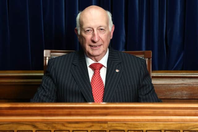 Speaker of the Northern Ireland Assembly Robin Newton MBE