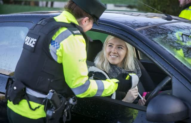 Motorist Catherine OHara gave a clear test when she was stopped by police on Wednesday