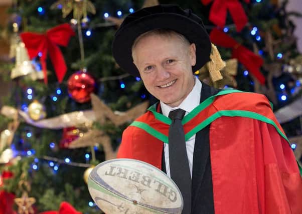 Ireland coach Joe Schmidt has been awarded an honorary degree by Ulster University for his distinguished services to sport.