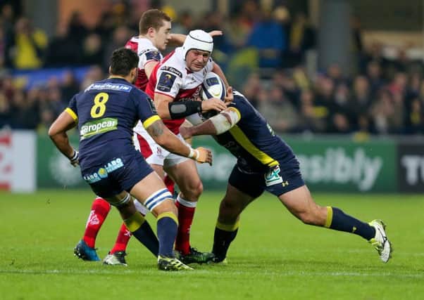 Rory Best in action against Clermont