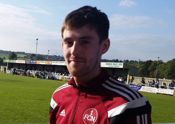 Institute's Niall Grace is back playing football