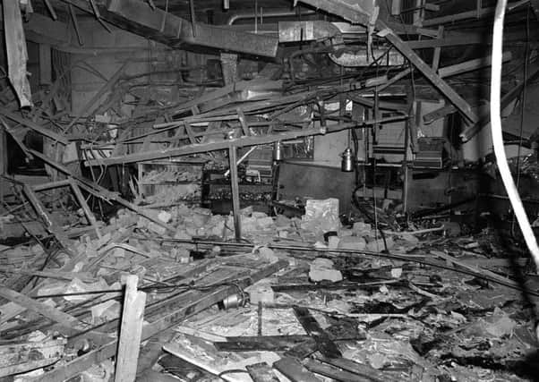 No justice for IRA atrocities, such as the Birmingham pub bombing, above