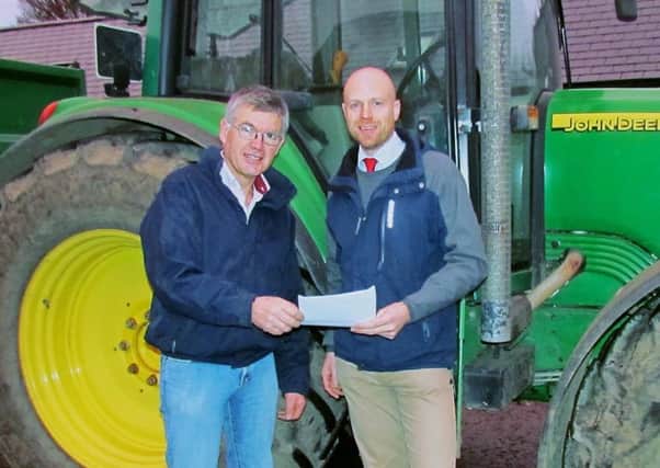 James Mathers (right), Chairman of the Ulster Arable Society, discussing the Arable Conference programme with Charlie Kilpatrick, UAS committee member, who is one of the conference organisers.