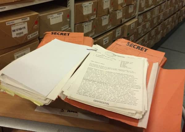 The declassified files can be viewed at PRONI from today