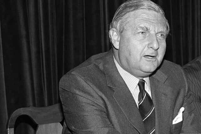 Sir Patrick Mayhew, who was the British Attorney General and later Secretary of State for Northern Ireland. PACEMAKER BELFAST