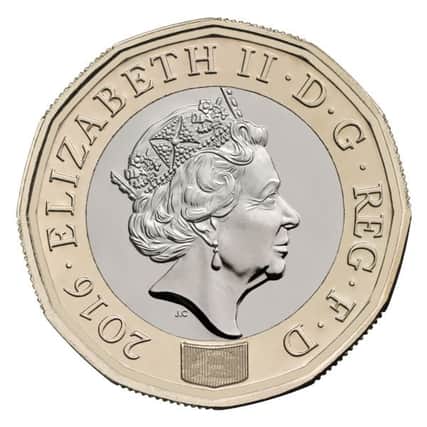 The new 12-sided Â£1 coin. Photo: HM Treasury/PA Wire