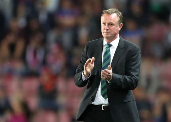 Northern Ireland manager Michael O'Neill has been awarded an MBE after his team's fantastic achievements over the past two years. Photo by William Cherry
