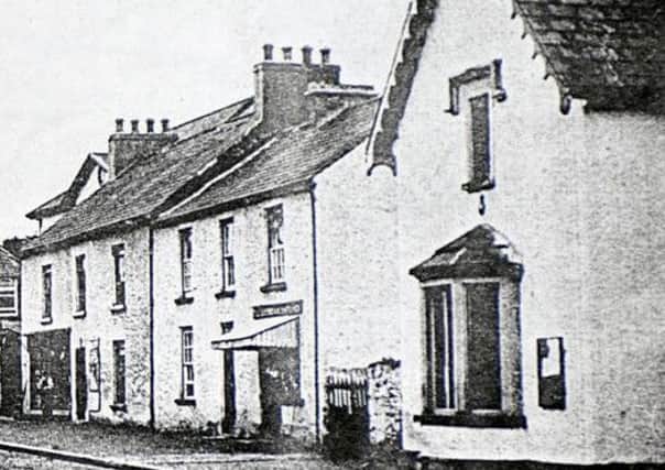 Brookeborough police station, on the right, was the target of the 1957 IRA attack