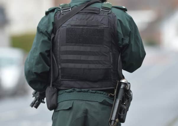 PSNI officer.  Pic Colm Lenaghan/Pacemaker