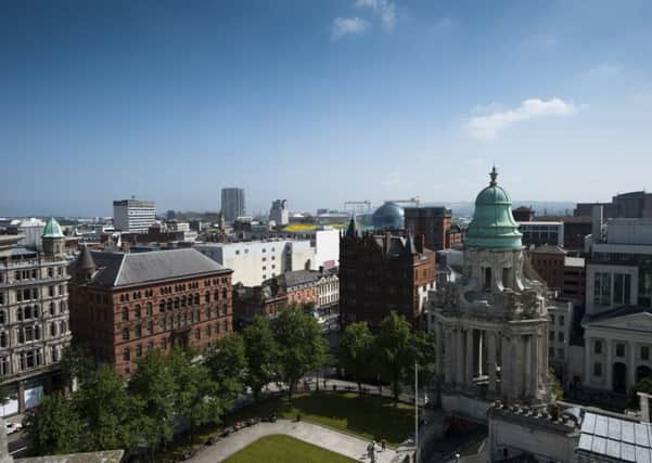 Belfast city centre. Picture supplied by Belfast City Council.
