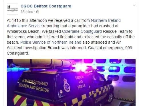 Belfast Coastguard post