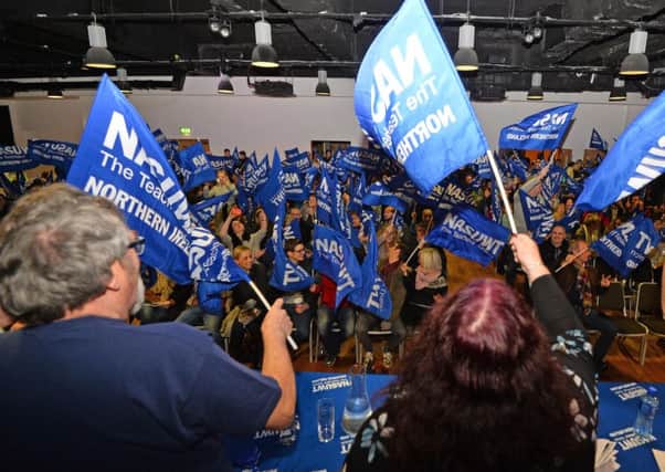 NASUWT is to take strike action in Londonderry, Strabane, Mid Ulster and Fermanagh and Omagh. Photo Colm Lenaghan/Pacemaker Press