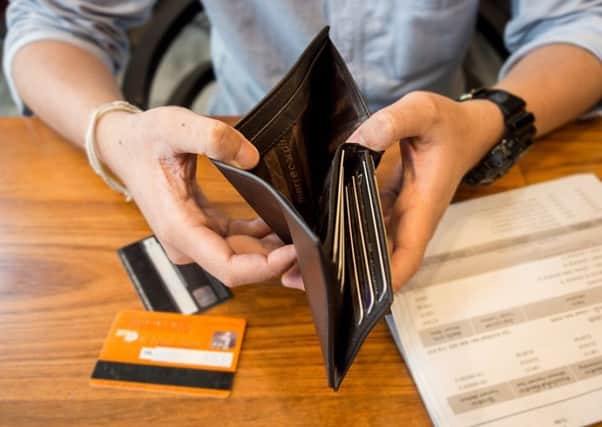 The survey found one in six households in the UK will be forced to dip into their overdraft by next week