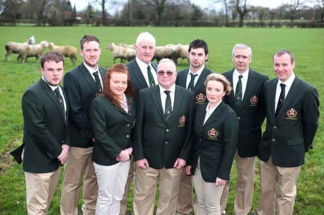 Pictured is the NI team who are travelling to New Zealand for the World Shearing and Wool Handling Championships.