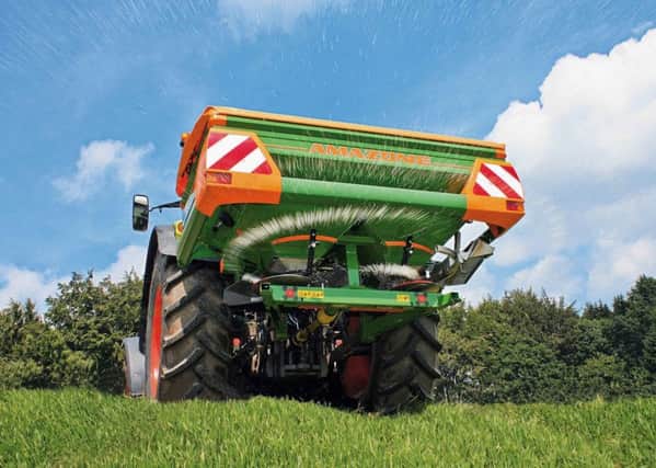 In conjunction with machinery distributor, Farmhand, Amazone dealers throughout Northern Ireland are currently promoting a finance offer applicable on fertiliser spreaders which will remain operative until mid-February next