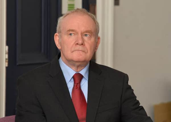 Martin McGuinness.  Photo Colm Lenaghan/Pacemaker Press