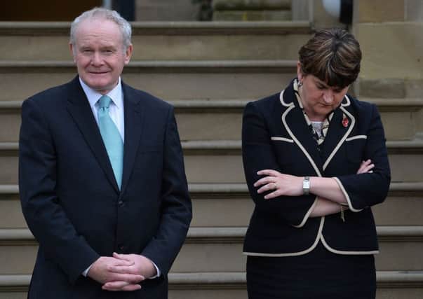 First Minister Arlene Foster and Deputy First Minister Martin McGuinness at Stormont.

Pic Colm Lenaghan/Pacemaker