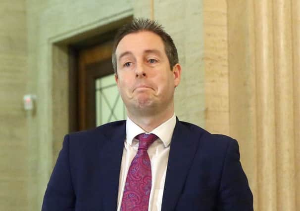 DUP minister Paul Givan, who has reversed his controversial decision to cut an Irish language initiative in the midst of Stormont's eco-boiler scandal. Photo: Niall Carson/PA Wire