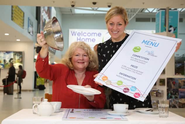 Food NI CEO Michelle Shirlow with Katy Best of Belfast City Airport