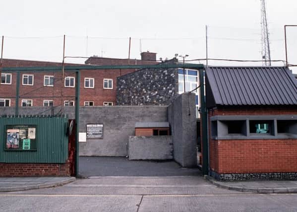 The high-security Castlereagh police base in east Belfast which suffered a security breach in 2002