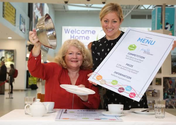 Michele Shirlow, CEO of Food NI, and Katy Best, commercial and marketing director at George Best Belfast City Airport, launch the search for Northern Irelands Best local food and drink product. The competition is offering a staggering prize of Â£30,000 free marketing support and brand visibility at the airport for the winner. For more information on how to enter and to download an entry form, please visit www.belfastcityairport.com/foodni