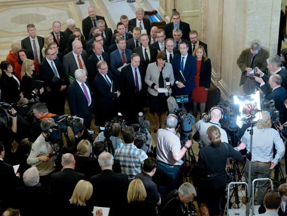 A Stormont Press conference today